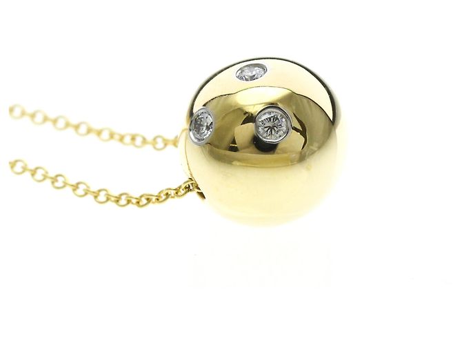 Tiffany & Co Tiffany Dots Ball Necklace Golden - view 5