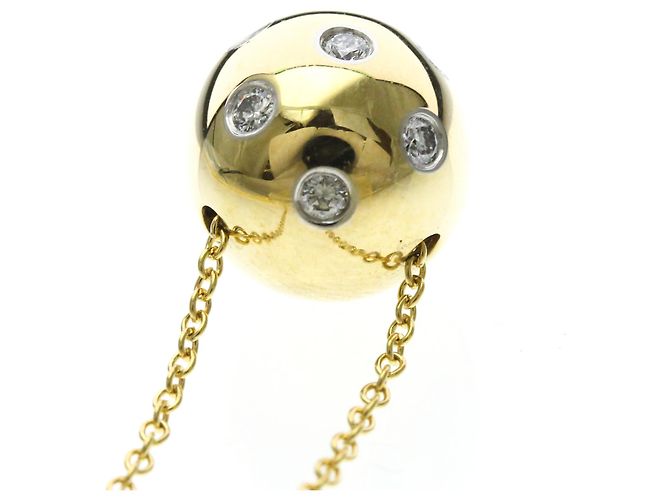 Tiffany & Co Tiffany Dots Ball Necklace Golden - view 6
