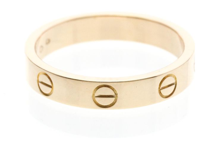 Anello Mini Love di Cartier in oro rosa D'oro - vista 4