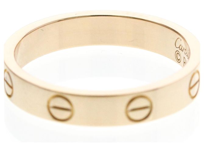 Anello Mini Love di Cartier in oro rosa D'oro - vista 6