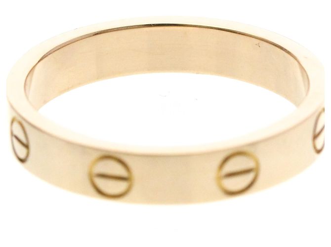 Anello Mini Love di Cartier in oro rosa D'oro - vista 7