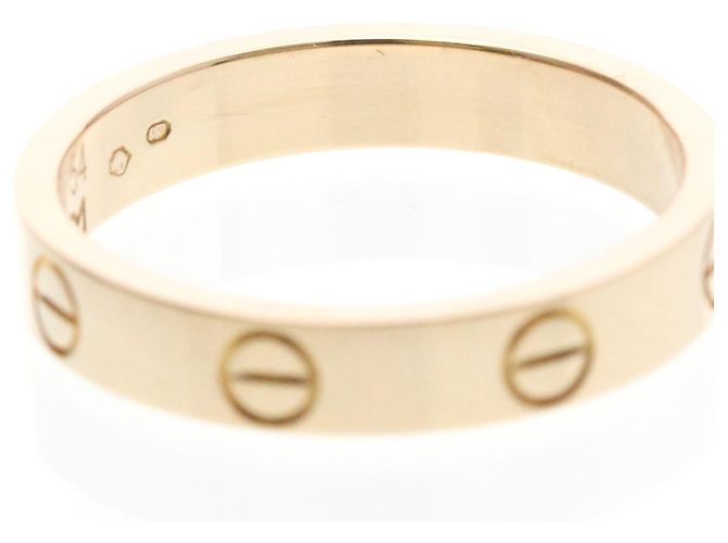 Anello Mini Love di Cartier in oro rosa D'oro - vista 8