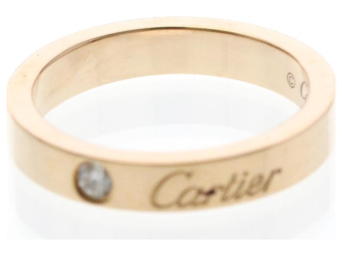 C de Cartier Ring mit 1 Diamanten Golden - Ansicht 8