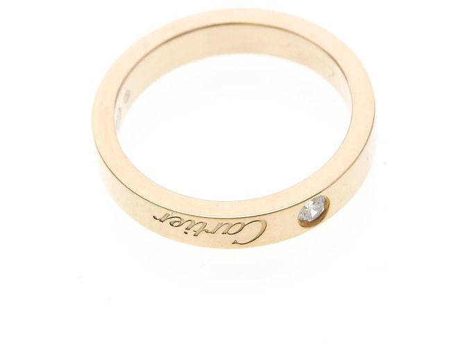 C de Cartier Ring mit 1 Diamanten Golden - Ansicht 9