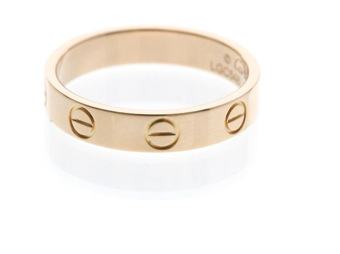 Anello Mini Love di Cartier in oro rosa D'oro - vista 2