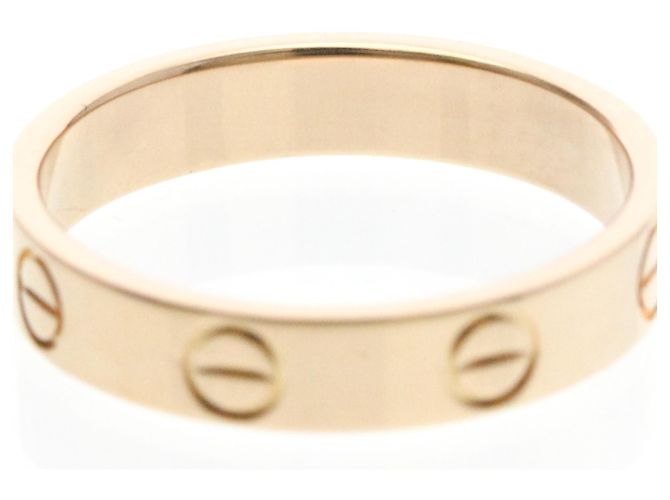 Anello Mini Love di Cartier in oro rosa D'oro - vista 7
