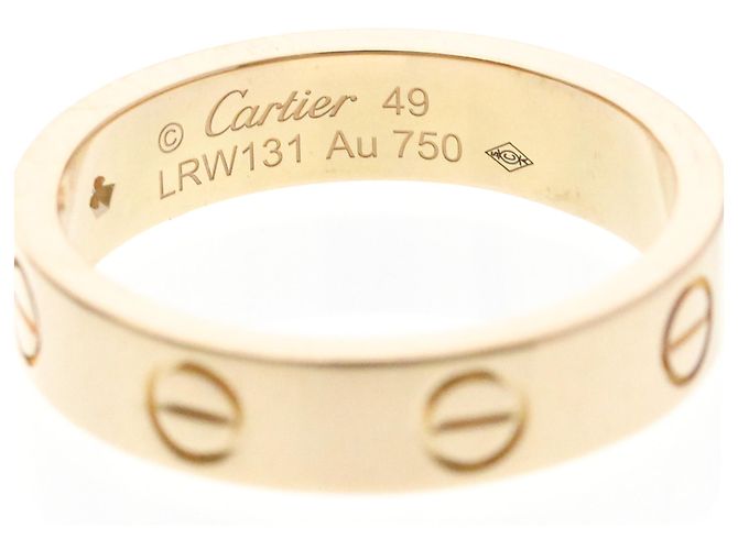 Anello Cartier Mini Love con 1 Diamante in Oro Rosa D'oro - vista 6