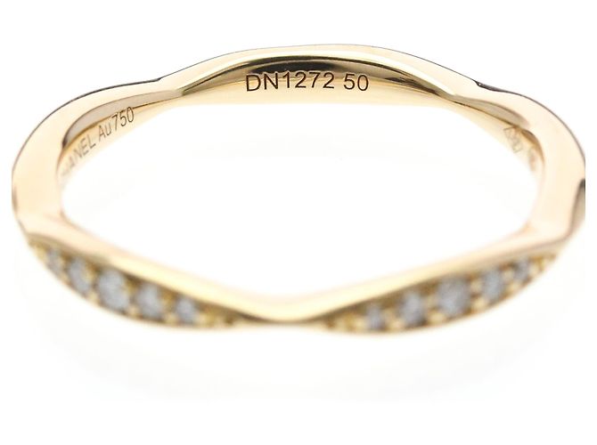 Chanel Camellia Ring mit Diamanten Golden - Ansicht 5