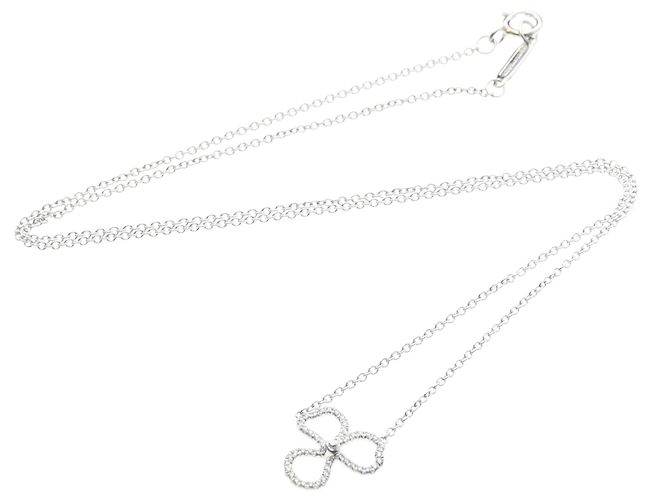 Tiffany & Co Collana Tiffany Open Paper Diamond Argento - vista 12