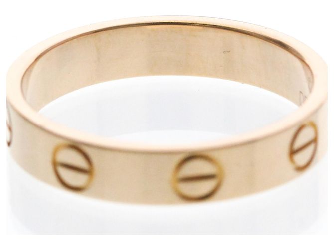 Anello Mini Love di Cartier in oro rosa D'oro - vista 6