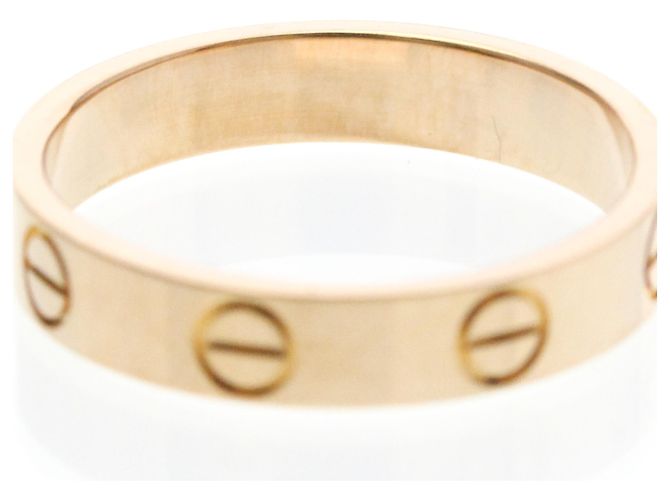 Anello Mini Love di Cartier in oro rosa D'oro - vista 7