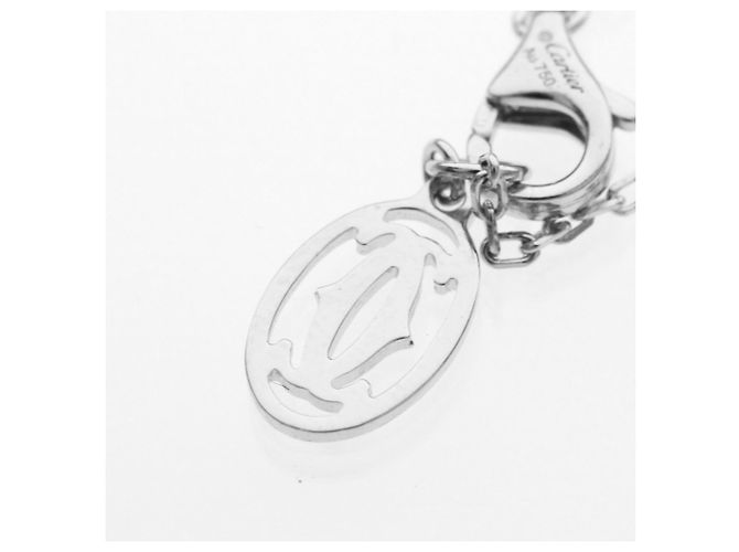Collana Cartier Damour SM Piccolo Modello in Oro Bianco Argento - vista 11