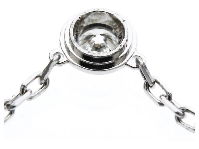 Collana Cartier Damour SM Piccolo Modello in Oro Bianco Argento - vista 8