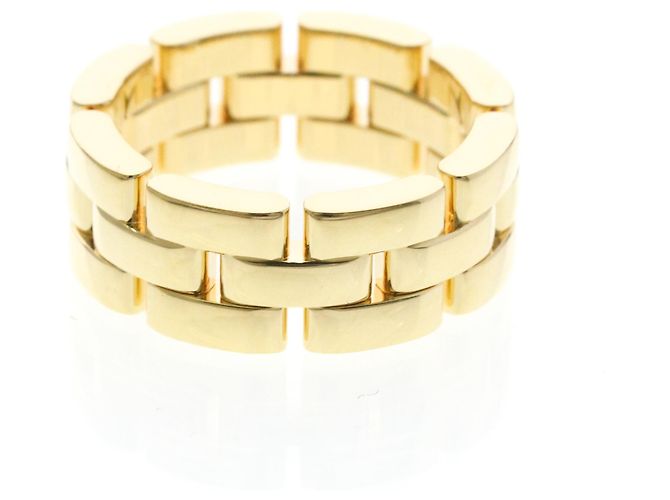 Anello Maillon Panthère di Cartier in oro giallo 18K D'oro - vista 2