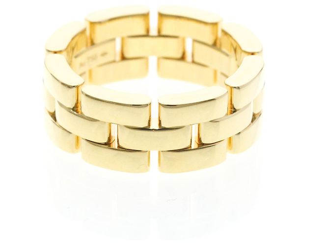 Anello Maillon Panthère di Cartier in oro giallo 18K D'oro - vista 3
