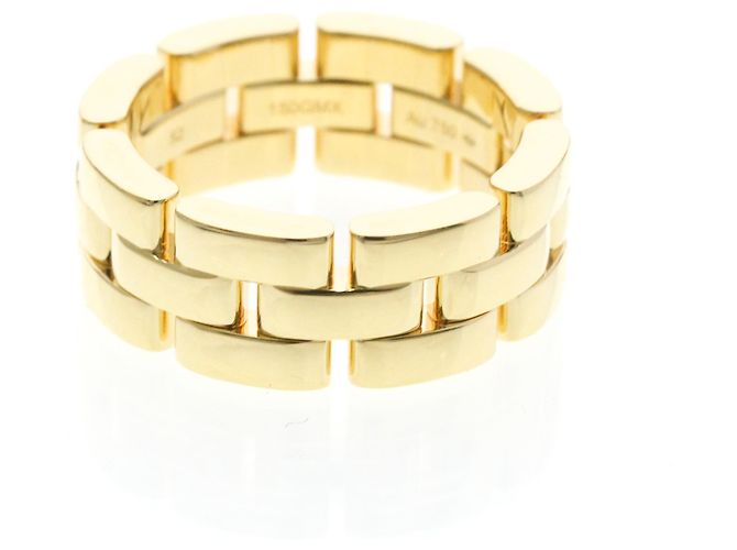 Anello Maillon Panthère di Cartier in oro giallo 18K D'oro - vista 4
