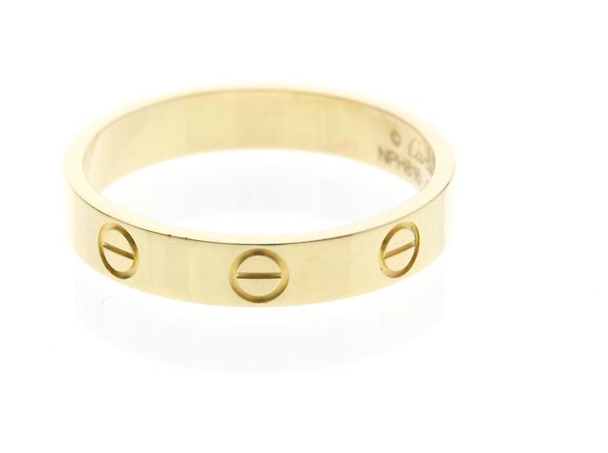 Anello Mini Love di Cartier in oro giallo D'oro - vista 2
