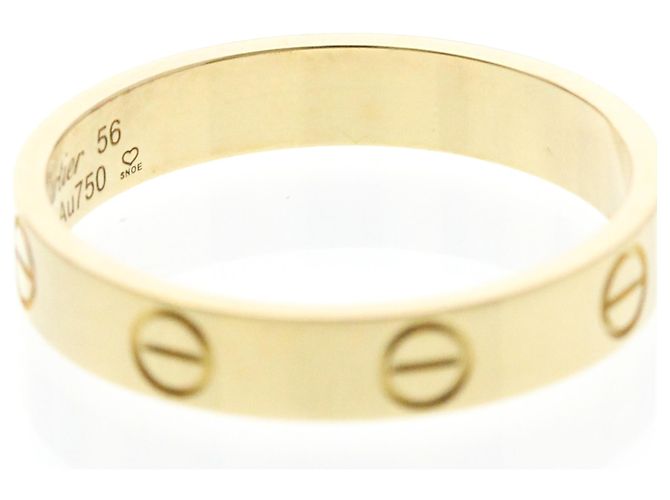 Anello Mini Love di Cartier in oro giallo D'oro - vista 8