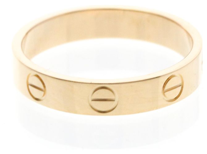 Cartier Mini Love Ring aus Roségold mit Diamant Golden - Ansicht 3