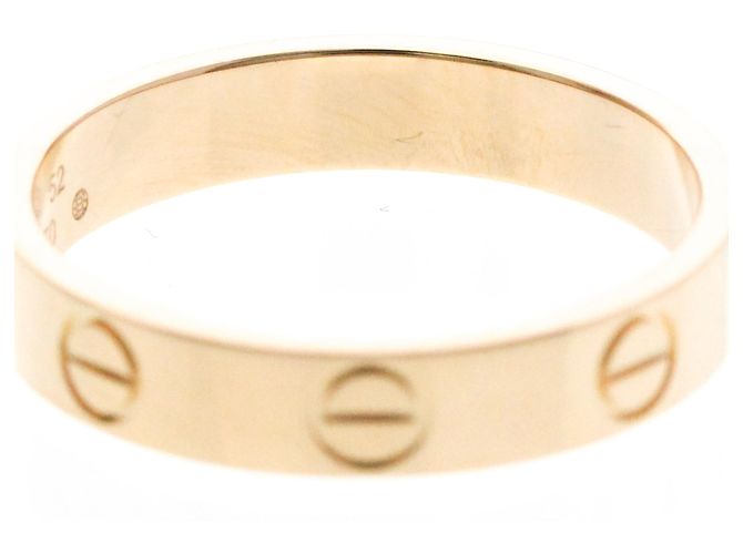 Cartier Mini Love Ring aus Roségold mit Diamant Golden - Ansicht 8