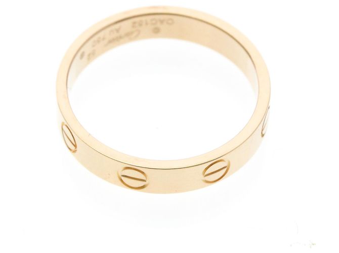 Cartier Mini Love Ring aus Roségold mit Diamant Golden - Ansicht 9