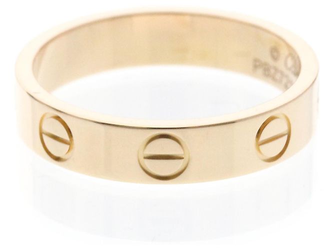 Anello Mini Love di Cartier in oro rosa D'oro - vista 2