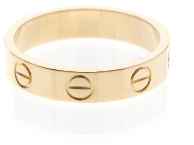 Anello Mini Love di Cartier in oro rosa D'oro - vista 3