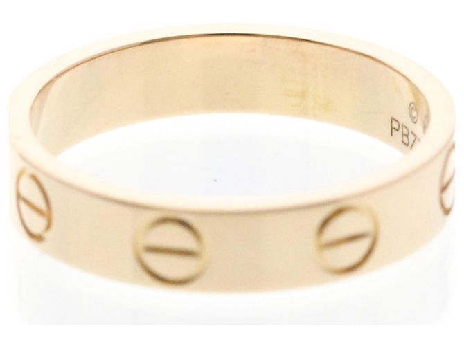 Anello Mini Love di Cartier in oro rosa D'oro - vista 6