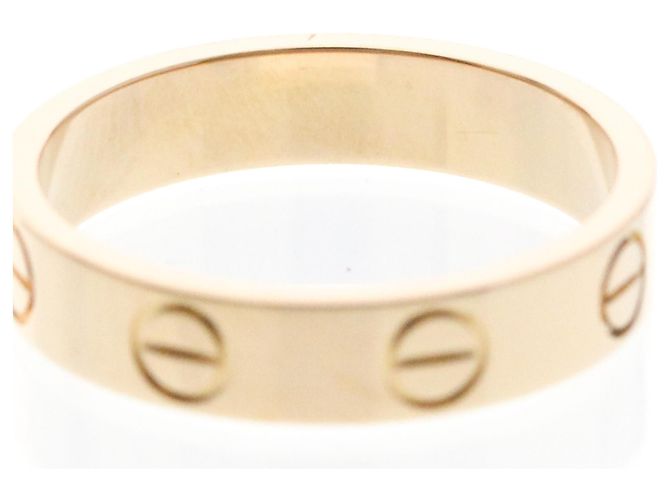 Anello Mini Love di Cartier in oro rosa D'oro - vista 7