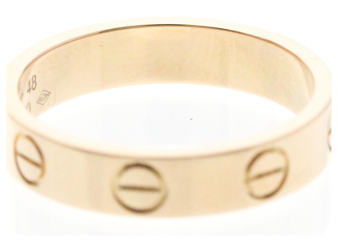 Anello Mini Love di Cartier in oro rosa D'oro - vista 8