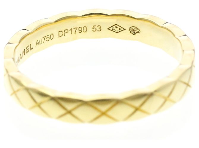 Anello Chanel Coco Crush Mini Band D'oro - vista 6