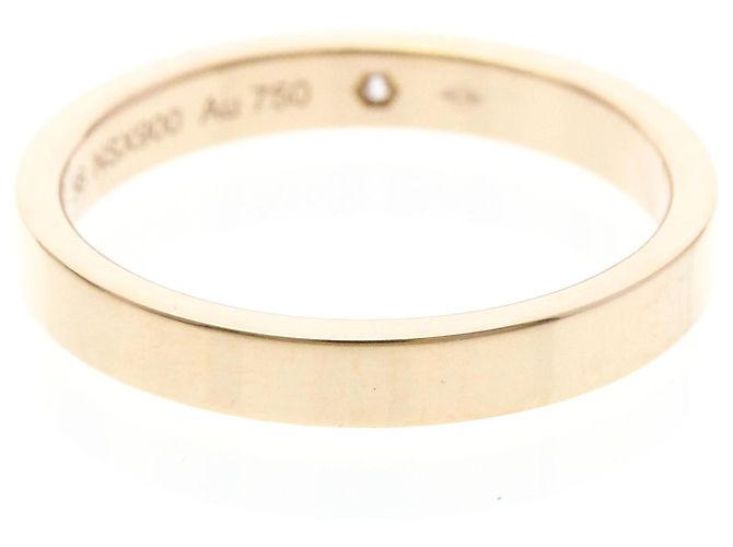 Anello C de Cartier in oro rosa e diamanti D'oro - vista 3