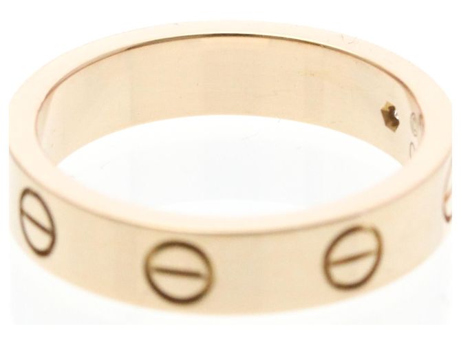 Anello Mini Love di Cartier in oro rosa D'oro - vista 7