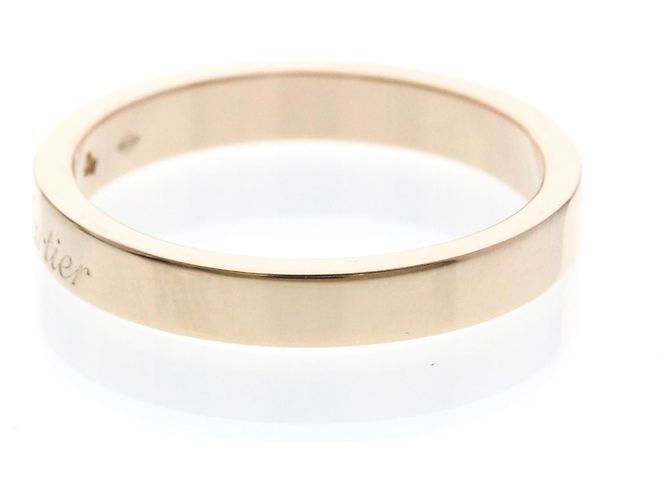 Anello C de Cartier in oro rosa 18K con diamante D'oro - vista 2