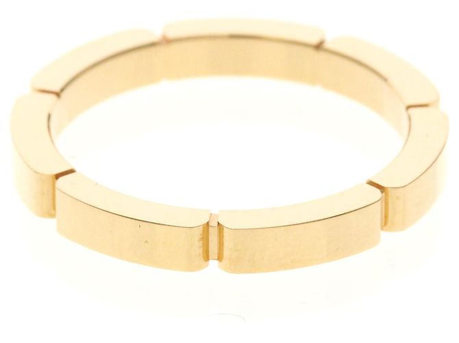 Anillo Maillon Panthère Cartier con 4 Diamantes Dorado - vista 3
