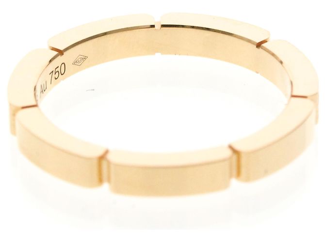 Anillo Maillon Panthère Cartier con 4 Diamantes Dorado - vista 7