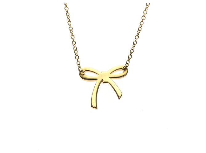 Tiffany & Co Collana Tiffany Bow Ribbon in oro rosa con rubino D'oro - vista 2
