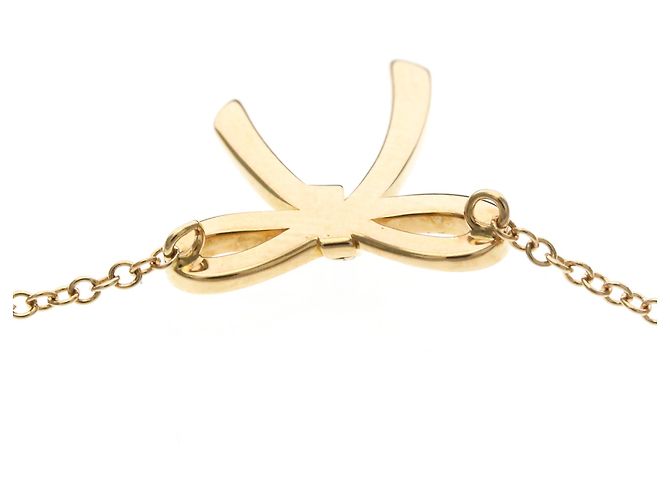 Tiffany & Co Collana Tiffany Bow Ribbon in oro rosa con rubino D'oro - vista 8
