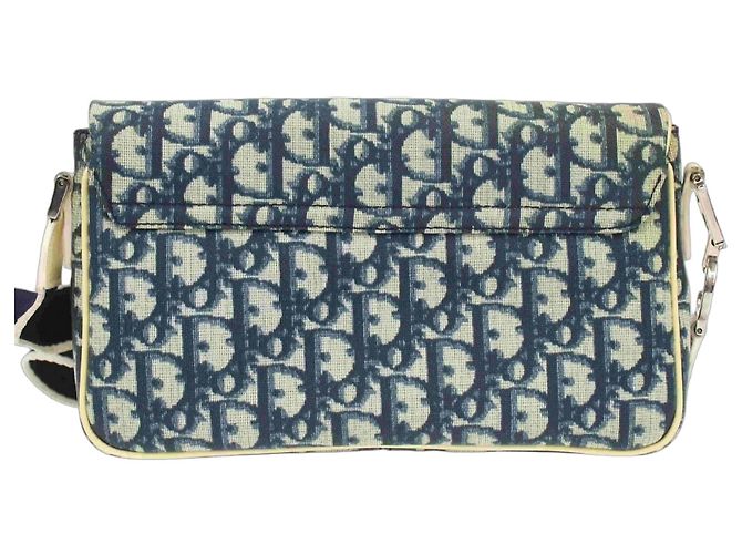 Borsa a tracolla Christian Dior Monogram Blu Blu scuro Monogramma - vista 2