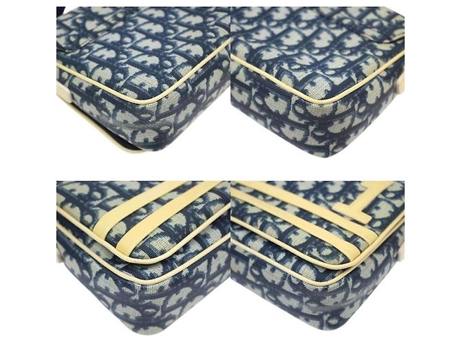 Borsa a tracolla Christian Dior Monogram Blu Blu scuro Monogramma - vista 3