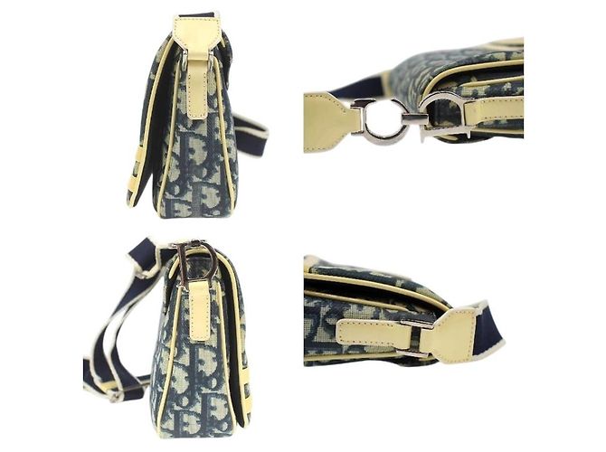 Borsa a tracolla Christian Dior Monogram Blu Blu scuro Monogramma - vista 5