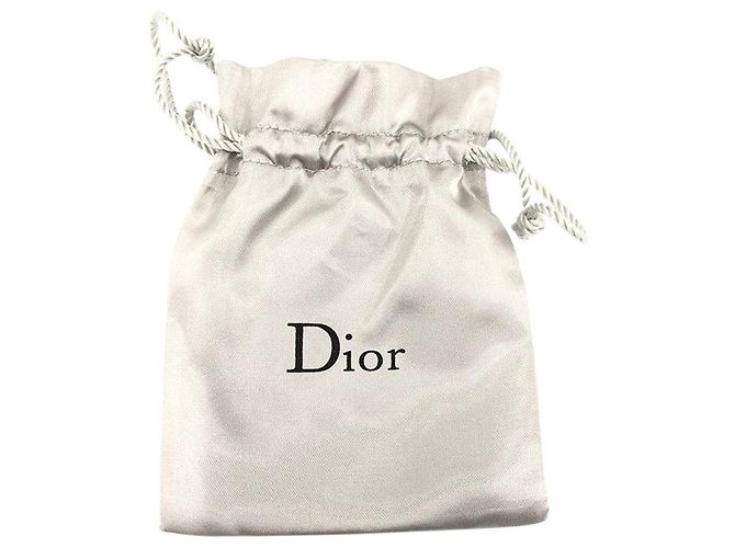 Orecchini a clip Christian Dior CD Logo strass argento - vista 9