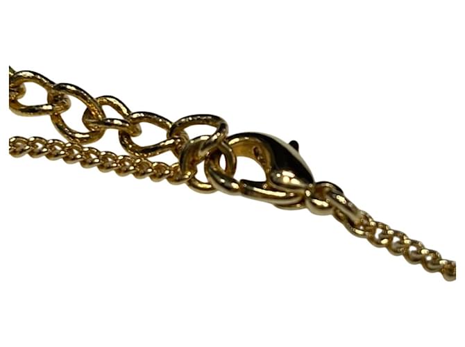 Bracciale Christian Dior Logo Cursive Dorato D'oro - vista 4