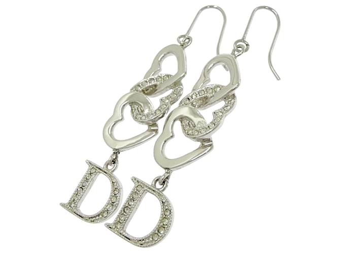 Orecchini Christian Dior Heart Drop Argento - vista 2