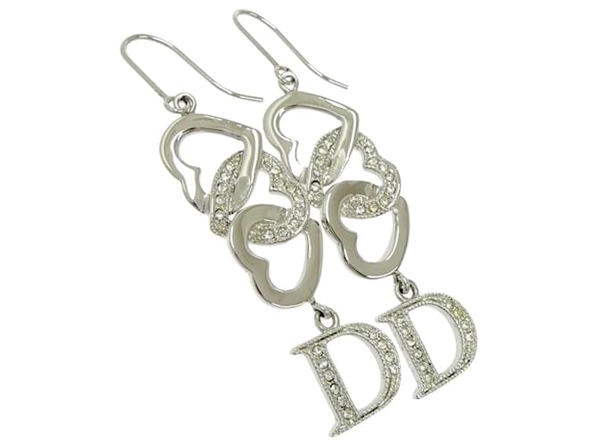 Orecchini Christian Dior Heart Drop Argento - vista 3