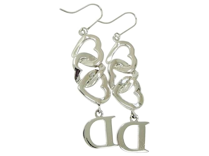 Orecchini Christian Dior Heart Drop Argento - vista 6
