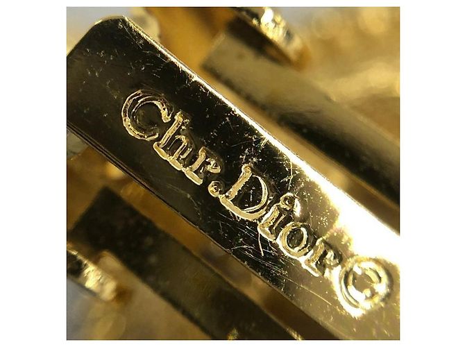 Orecchini a clip Christian Dior Nautical Timone Oro e Strass D'oro - vista 5