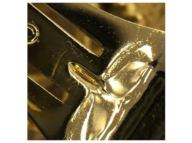 Orecchini a clip Christian Dior Nautical Timone Oro e Strass D'oro - vista 8