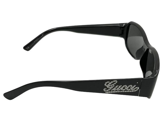 Occhiali da sole Gucci GG2577 Logo Strass Nero - vista 5