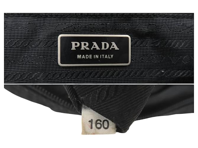 Prada Borsa Tote Nylon Nero - vista 10